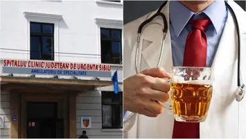 Chirurg de la Spitalul Județean Sibiu, acuzat că tratează pacienții în stare de ebrietate. DSP face controale