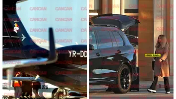 Cine e soția lui Dragoș Pavăl. Patronul Dedeman și Denise au ajuns în București cu avionul privat