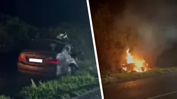 Accident mortal în Vinerea Mare, în județul Mehedinți. O tânără și-a pierdut viața după ce șoferul mașinii în care se afla a făcut o depășire periculoasă și s-a izbit de un TIR