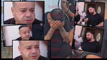 Adrian Minune și Costel Biju, răpuși de durere, lângă sicriul lui Ciprian Pian. Abia au putut să cânte, din cauza lacrimilor. ”Suntem musafiri pe pământ”