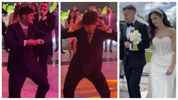VIDEO Florinel Coman și Constantin Budescu, dezlănțuiți la nunta lui Darius Olaru! Pe ce melodie au făcut show