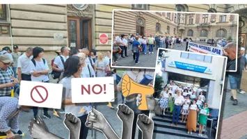 Sindicaliștii, din nou în stradă, chiar în ziua când guvernul își asumă răspunderea pe măsurile de austeritate. ”Vrem dialog real, nu simulări de consultare”