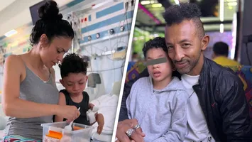 Fiul lui Kamara, internat de urgență în spital. Micuțul Leon s-a îmbolnăvit în timpul vacanței la mare: „Nu știu când se reface”