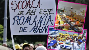 Protestele continuă în Educaţie. „Va fi grevă generală, declanşăm procedurile. Dacă ţara nu-și permite un popor educat, să facem puşcării”