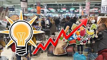 Inflația se apropie de 10 la sută! Cu cât s-au scumpit alimentele și curentul electric. Ce-i așteaptă pe români până la sfârșitul anului