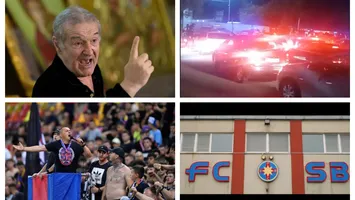 Scandal uriaş, Gigi Becali a luat foc după ce bombardierii au venit să facă drifturi la baza FCSB: „Ce a ajuns baza mea, poligon de curse, şi eu bag milioane?”