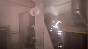 Incendiu la Spitalul Municipal de Urgenţă Caransebeş. Zeci de pacienți și angajați au fost evacuați