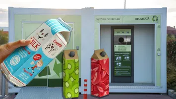 Ambalajele pentru care primești voucher de 50 de bani chiar dacă nu plătești garanție. Lista magazinelor care colectează recipiente de carton