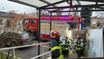 Incendiu la Spitalul Județean de Urgență Reșita! A fost activat Planul Roșu de intervenție