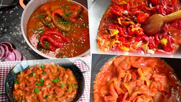 Rețetă ideală în Postul Crăciunului: tocăniță de ardei copți, un adevărat deliciu