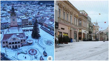 Meteorologii Accuweather anunță iarnă grea la început de 2026. Care sunt orașele din România în care ninge de Revelion 