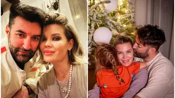 Smiley și Gina Pistol, primele imagini de Crăciun. Cum s-au fotografiat alături de fiica lor, lângă brad: „Sărbători cu suflet plin”