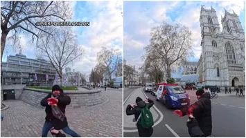 Hoț român care „opera” în Regatul Unit și-n Irlanda, demascat de un influencer: „A furat în Irlanda, dar lucrurile nu păreau să meargă bine acolo, așa că s-a întors în Londra”