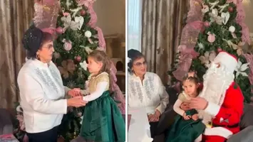 FOTO – Irina Loghin, momente emoționante alături de nepoțica Ana. Cântăreața a avut un Crăciun magic