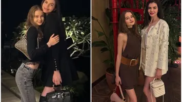 Monica Gabor și Irina Columbeanu, brad spectaculos de Crăciun, în America. Accesoriul inedit de pus în brad, primit de la Ramona Gabor