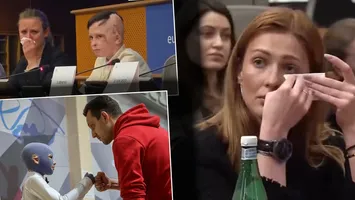 Moment plin de emoție în Parlamentul European. O traducătoare a izbucnit în lacrimi în timp ce vorbea despre povestea unui copil ucrainean care și-a pierdut mama