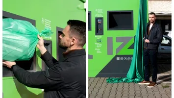 Un tânăr din Iași a inventat un sistem care permite reciclarea ambalajelor fără scanare individuală. Banii intră automat pe card