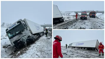 Accident teribil între un TIR și un autoturism pe centura Timișoarei. Unul dintre șoferi a murit la fața locului