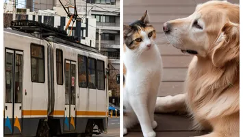 Este OFICIAL! Românii care își plimbă animalele de companie cu tramvaiul sau autobuzul trebuie să le plătească bilet separat