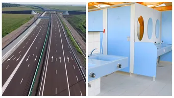 Prima autostradă din România cu duşuri pentru şoferi şi staţii de încărcare pentru vehicule electrice. Unde vor fi amplasate spaţiile pentru servicii