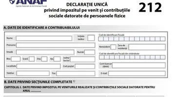 Asigurarea de sănătate pentru persoanele fără venituri în 2026: Cât costă și cum se completează declarația unică