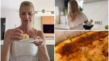 Elwira Petre a dezvăluit rețeta de plăcintă cu brânză. Fiica sa, Ariana, a fost ajutor de nădejde: „Este ideal să o faceți împreună cu copiii”