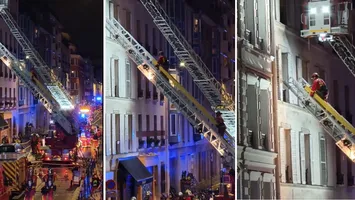 Apartament prăbușit în timpul petrecerii, 20 de răniți. Operațiune masivă de salvare, au intervenit 145 de pompieri VIDEO