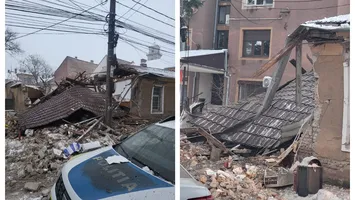 Explozie puternică la sediul Poliției din Lugoj. Doi polițiști au suferit arsuri