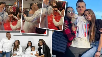Se anunță nuntă mare în familia lui Adi Minune. Adrian Jr. și-a cerut iubita de soție chiar în noaptea de Revelion
