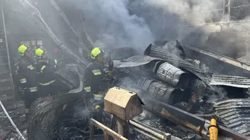 Elicopter militar prăbuşit într-o piaţă. Membrii echipajului au murit pe loc, dar sunt victime şi la sol VIDEO