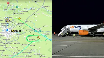 Avionul cu 186 de persoane la bord așteptat pe Aeroportul „Henri Coandă” Otopeni a aterizat cu succes după ce a petrecut peste două ore și jumătate în aer din cauza unei probleme la sistemul de presurizare