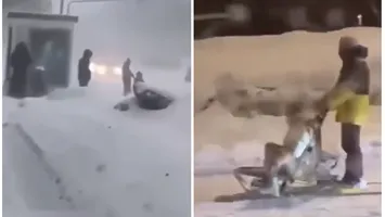 Ciclonul care vine peste România face ravagii deja. Caii și săniile trase de câini au luat locul mașinilor în Moscova