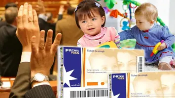 Situațiile în care părinții pot obține tichete de creșă. Suma prevăzută lunar