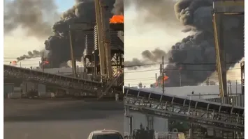 VIDEO Explozie una la dintre cele mai mari rafinării americane din Texas. Populaţia, avertizată să nu iasă din case