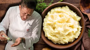 Ingredientul care înlocuiește cu succes untul din piureul de cartofi. Rețeta lui chef Cezar Munteanu