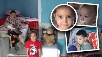 Povestea dureroasă a unei familii din Iași. Nouă copii împart o singură jucărie: „Mai trebuie și câte un pachet la școală. Le dăm și noi când avem”