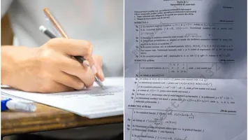 SUBIECTE MATEMATICĂ SIMULARE BAC 2026. Elevii au avut trei ore pentru calcule