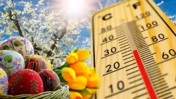 Prognoza meteo pentru Paște, actualizată de meteorologii Accuweather. Ce temperaturi vor fi în București,