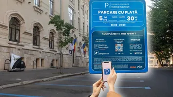 Schimbări la parcările albastre din Capitală. Șoferii își vor putea face abonamente anuale. Anunțul făcut de Compania Municipală de Parking București