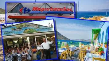 Criza schimbă vacanţele românilor din Grecia. Turiştii iau prânzul la supermarket, în detrimentul relaxării la taverne