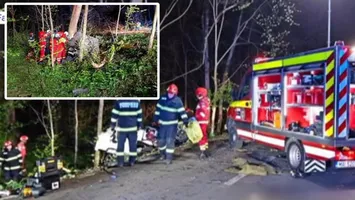 Tragedie de Paște pe DN1. Doi tineri și-au pierdut viața după ce autoturismul în care se aflau s-a răsturnat