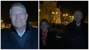 Klaus Iohannis a mers la slujba de Înviere de la Sibiu. Fostul președinte a transmis un mesaj scurt credincioșilor: „Sărbători Pascale binecuvântate și Florii frumoase!”