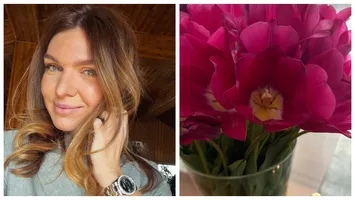 Simona Halep, curtată cu flori? CINE i-a trimis un buchet superb