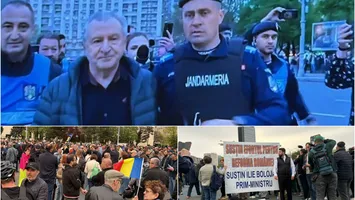 Scandal la mitingul pentru susținerea lui Ilie Bolojan. Fostul ministru PDL-ist Radu Berceanu, alungat de la protest și escortat de jandarmi: ”Am dreptul să-l susțin pe Bolojan. E foarte urât ce faceți”