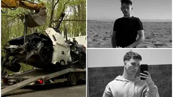 Primele imagini cu cei doi tineri care au murit în accidentul din Snagov. David și Mihai aveau doar 20 de ani