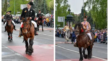 Spectacol impresionant la poalele Tâmpei. Mii de oameni au aplaudat parada junilor din Brașov