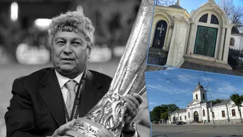 Cum arată cavoul familiei Lucescu din Cimitirul Bellu. Primele imagini cu locul de veci