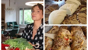 Rețeta de ruladă cu legume a Annei Lesko. Este ideală pentru ultima săptămână din Postul Paștelui