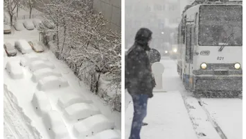 Avertizare meteo de ultimă oră. Trei zile cu lapoviță, ninsori și vânt puternic. Este vizat și Bucureștiul