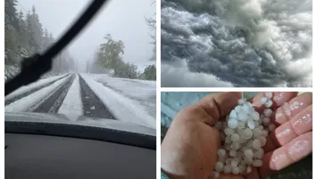 S-a întors iarna, ninge viscolit în multe zone. ANM anunţă fenomene extreme în orele următoare VIDEO